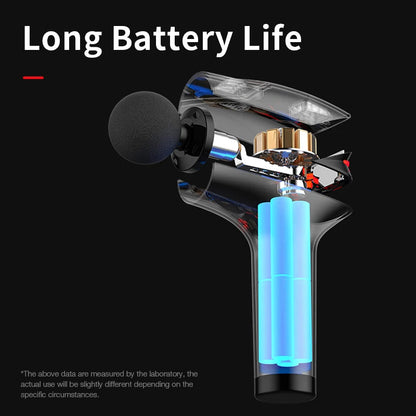 Icy Cold Compress Massage Gun Electric Percussion Pistol Massager For Body Neck Back Sport Deep Tissue Muscle Relaxation