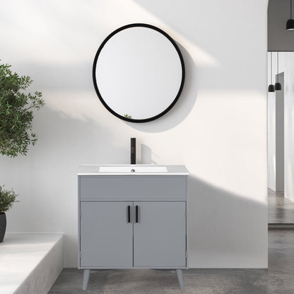 Bathroom vanity Set with Sink, Combo Cabinet, Bathroom Storage Cabinet