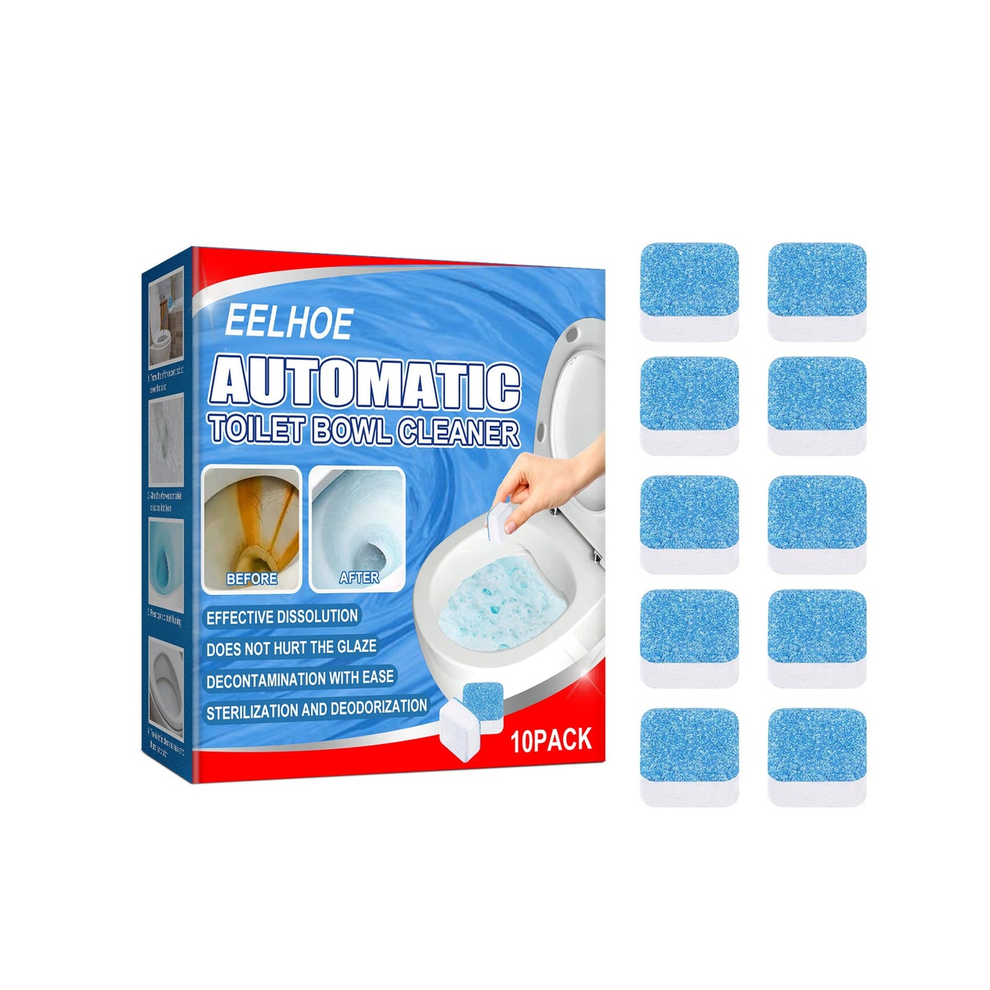Toilet Toilet Cleaning Tablet Toilet Block Deodorizing Urine Stains Cleaning Effervescent Tablet Sink Stain Removal Scent