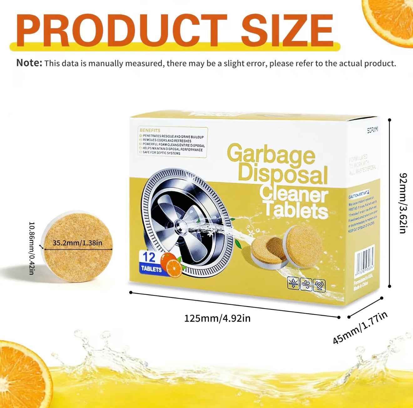 DrainFresh Disposal Tablets