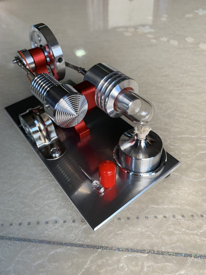 Mini Stirling Engine Low Temperature Toy Generator