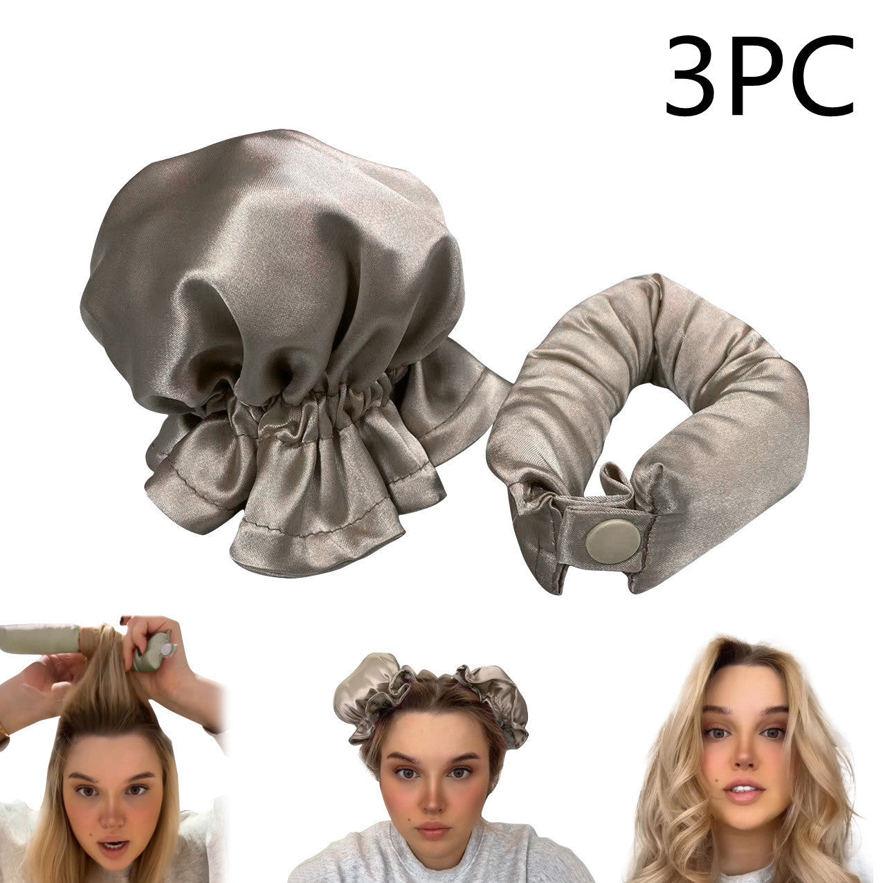 Heatless Cloth-Covered Curling Rod