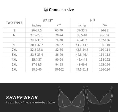 Plus Size Body Shaping Hip Lace Tight Braces Jumpsuit