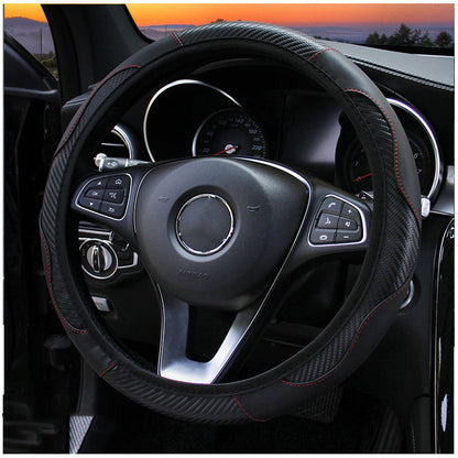 Carbon Fiber Sport Steering Wheel Cover No Inner Ring