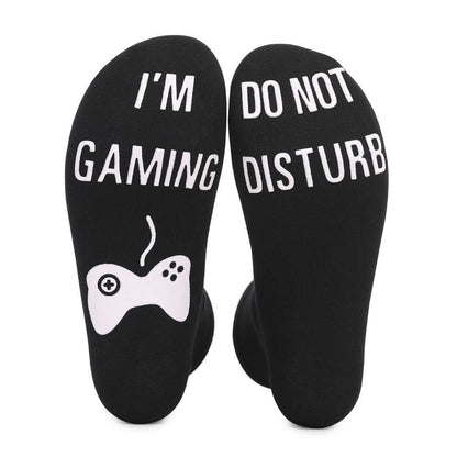 Men's Pure Cotton Letter Printing Tube Socks
