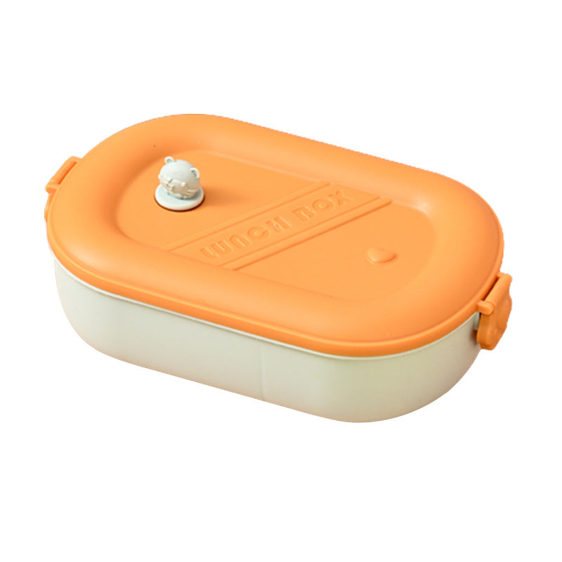 Microwaveable sealed lunch box food grade compartment portable lunch box