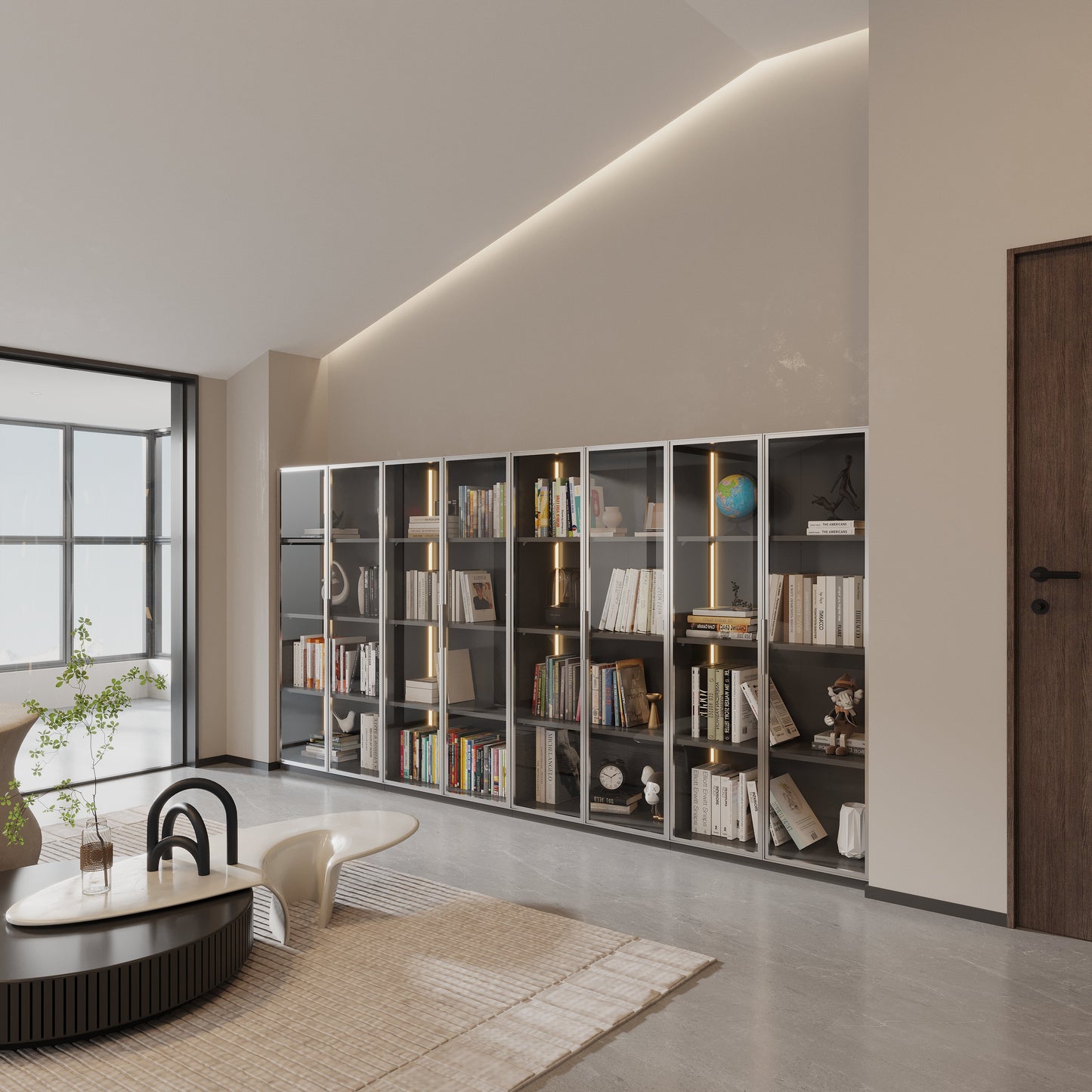 Display storage cabinet