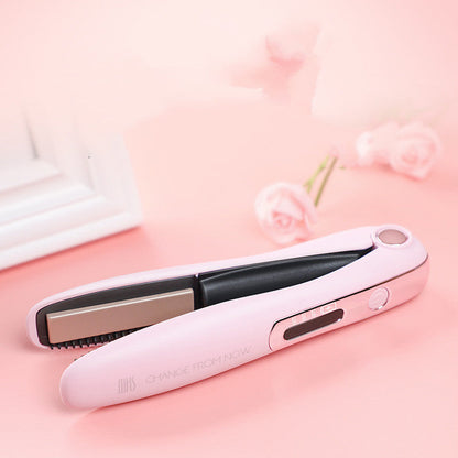 Cordless Hair Straightener Travel Straightening & Curling