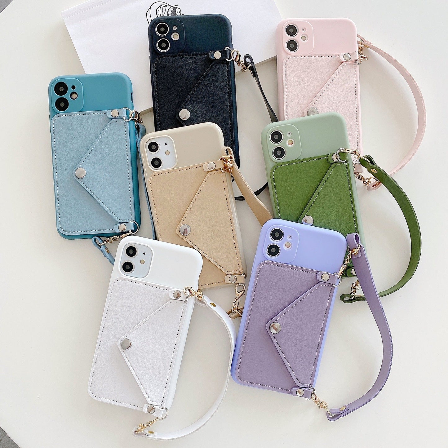 Oin Purse Card Frosted Protective Shell Diagonally Portable