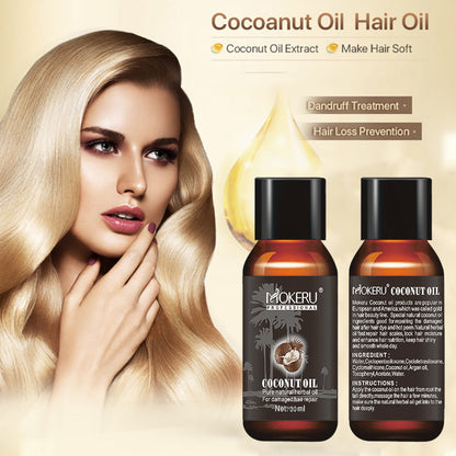 Coconut Oil Hair Repair for Frizz and Damage