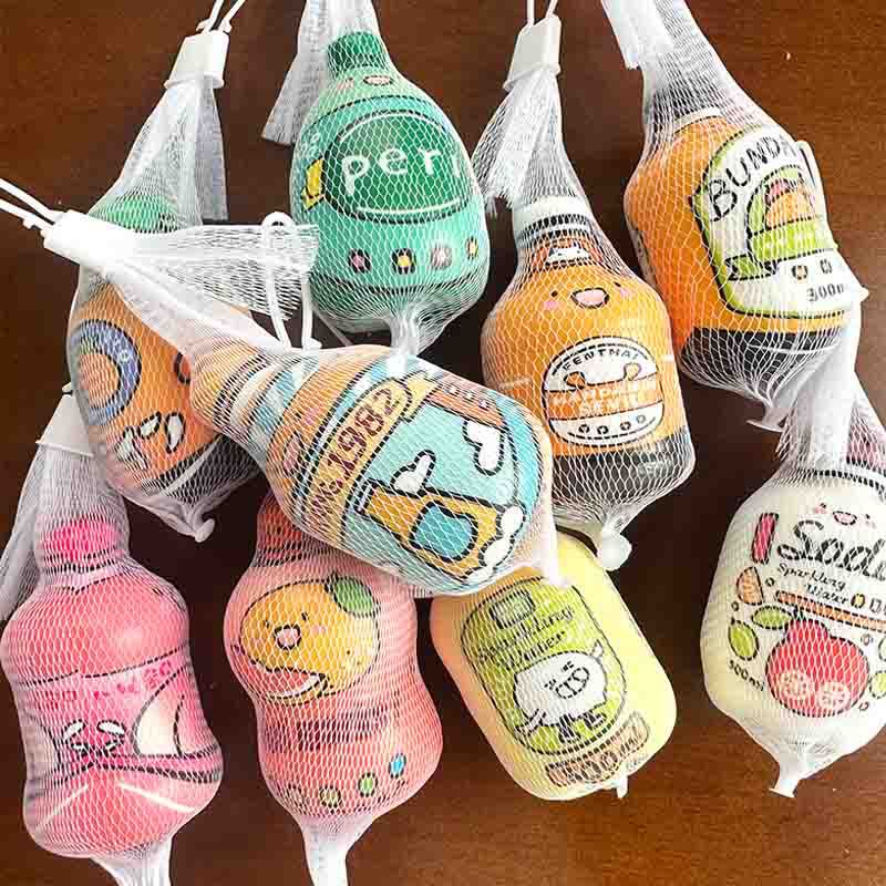 Netbag Egg Boy Party Pinch Music Stress Relief Toy Slow Rebound Ventilatory Artifact Cartoon Stress Relief Student Small Gift Item