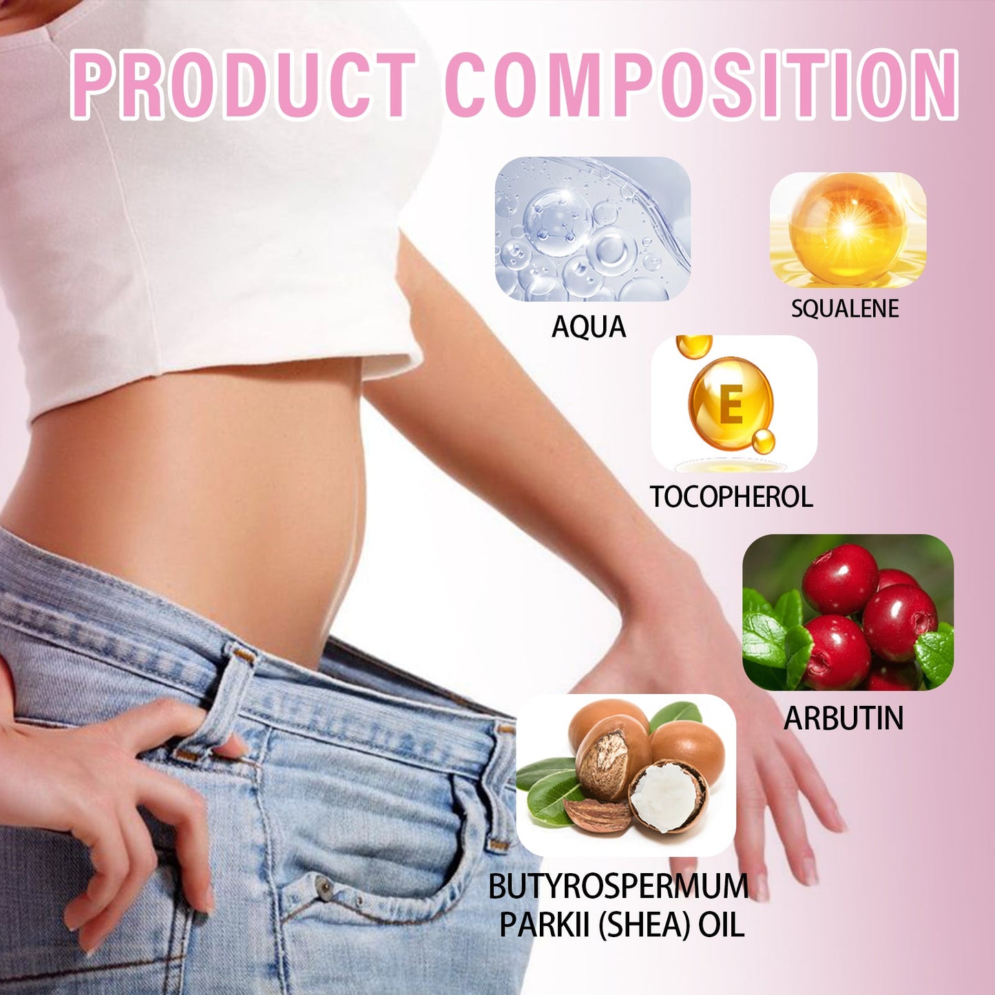 Anti Cellulite Moisturize Cream, Tighten The Thighs, Belly In Shaping Curve Shape Moisturizing Body Cream