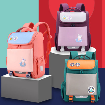 Light Solid Color Children's School Backpack