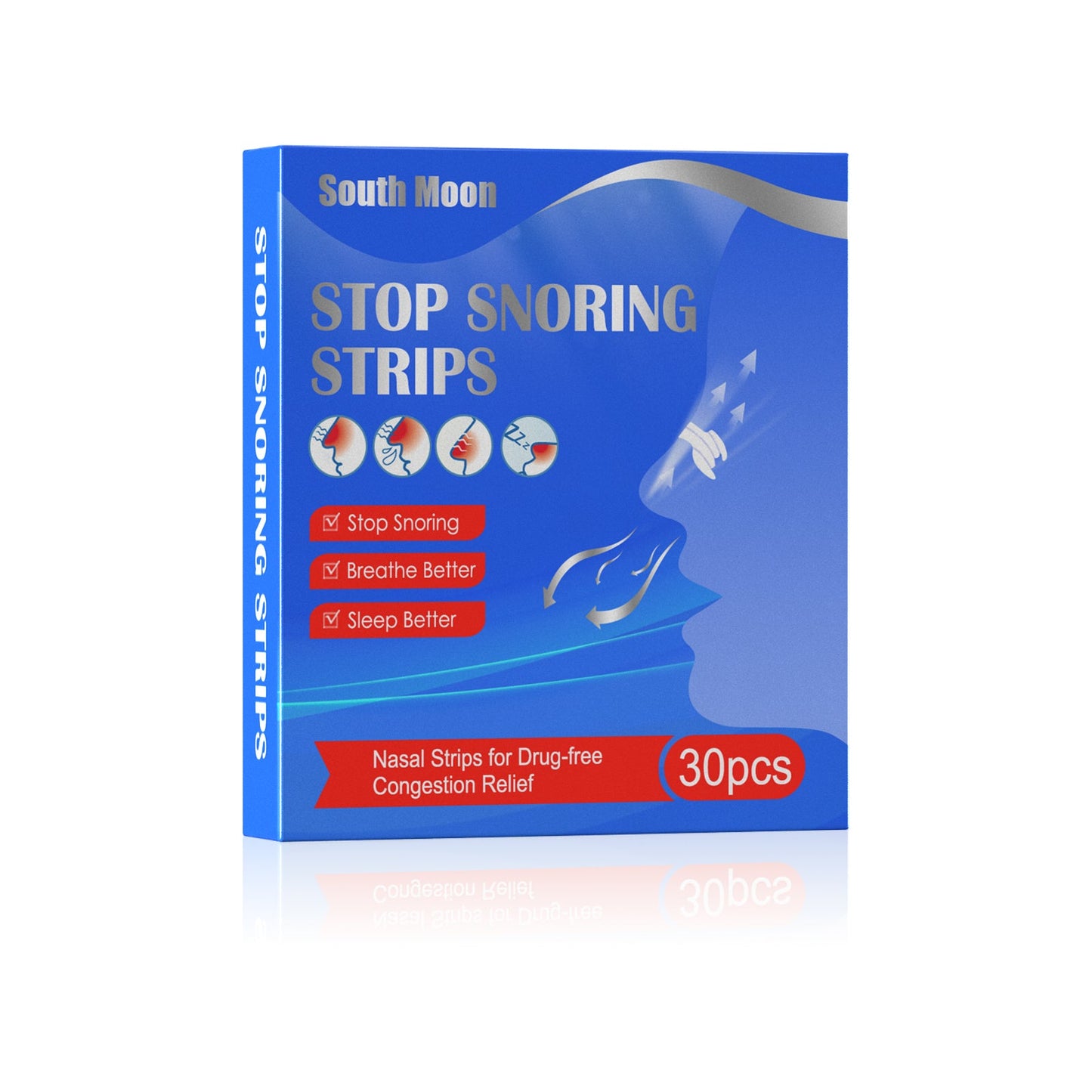 Relieves Nasal Obstruction Nasal Dilation Discomfort Relieves Sleep Disorders Snoring Nose Ventilation Patch