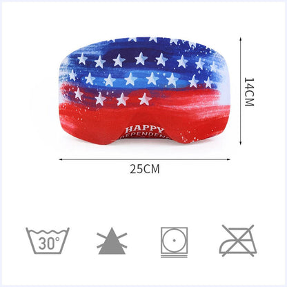 Ski Goggle Cover Scratch-Proof Snowboarding Goggles Protector Stretchy Skiing Eyewear Covers Snow Sport Glasses Protective Gear