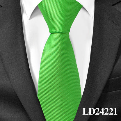 instripe Classic Polyester Tie Set, 6cm Necktie