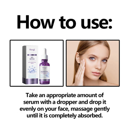 Face Serum Gently Reduces Fine Lines Crow's Feet Skin Firming And Elastic Care Serum