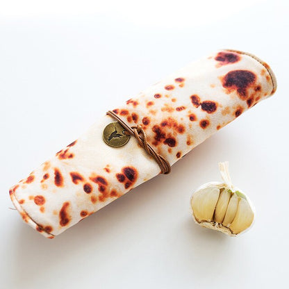 Stationery box fun pancake man student personality pencil case simulation pencil storage box