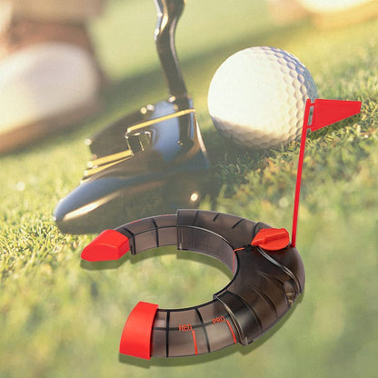 Golf Putting Practice Green Hole Cup Adjustable Hole Cup Golf Putt Mobile Hole Cup