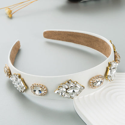 New Ins Fashionable Retro Baroque Headband South Korean High Sense Hair Accessories Face Wash Headwear