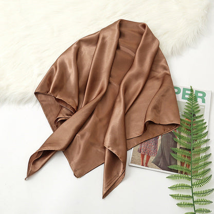 Summer Thin Women's Solid Color Large Kerchief 90 Colors
