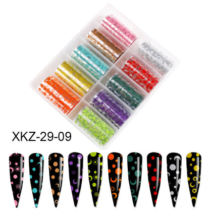 Butterfly Laser Star Nail Transfer Paper