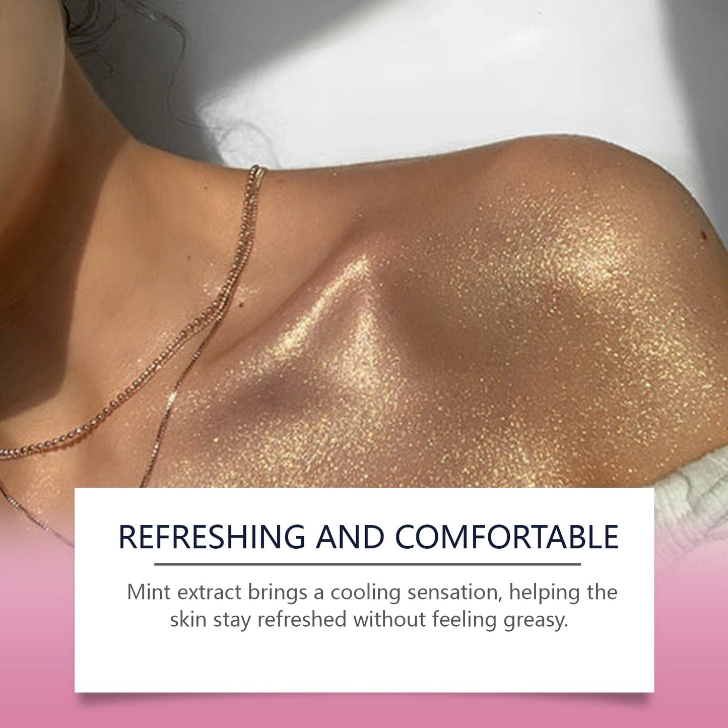 Body Glow Oil, Facial Body Collarbone Brightening Liquid Fine Shine Party Beach Shine Oil