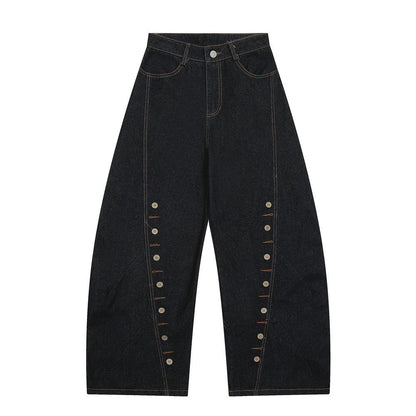 High Street Loose Design Wide Leg Pants