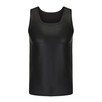 U-neck Tight Slimming Off-the-shoulder Vest