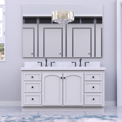 60"x36" Oversized Modern Rectangle Bathroom Mirror with Silver Frame Decorative Large Wall Mirrors for Bathroom Living Room