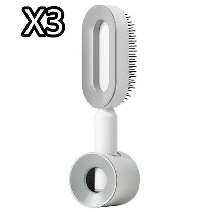 Self Cleaning Hair Brush One-key Airbag Massage