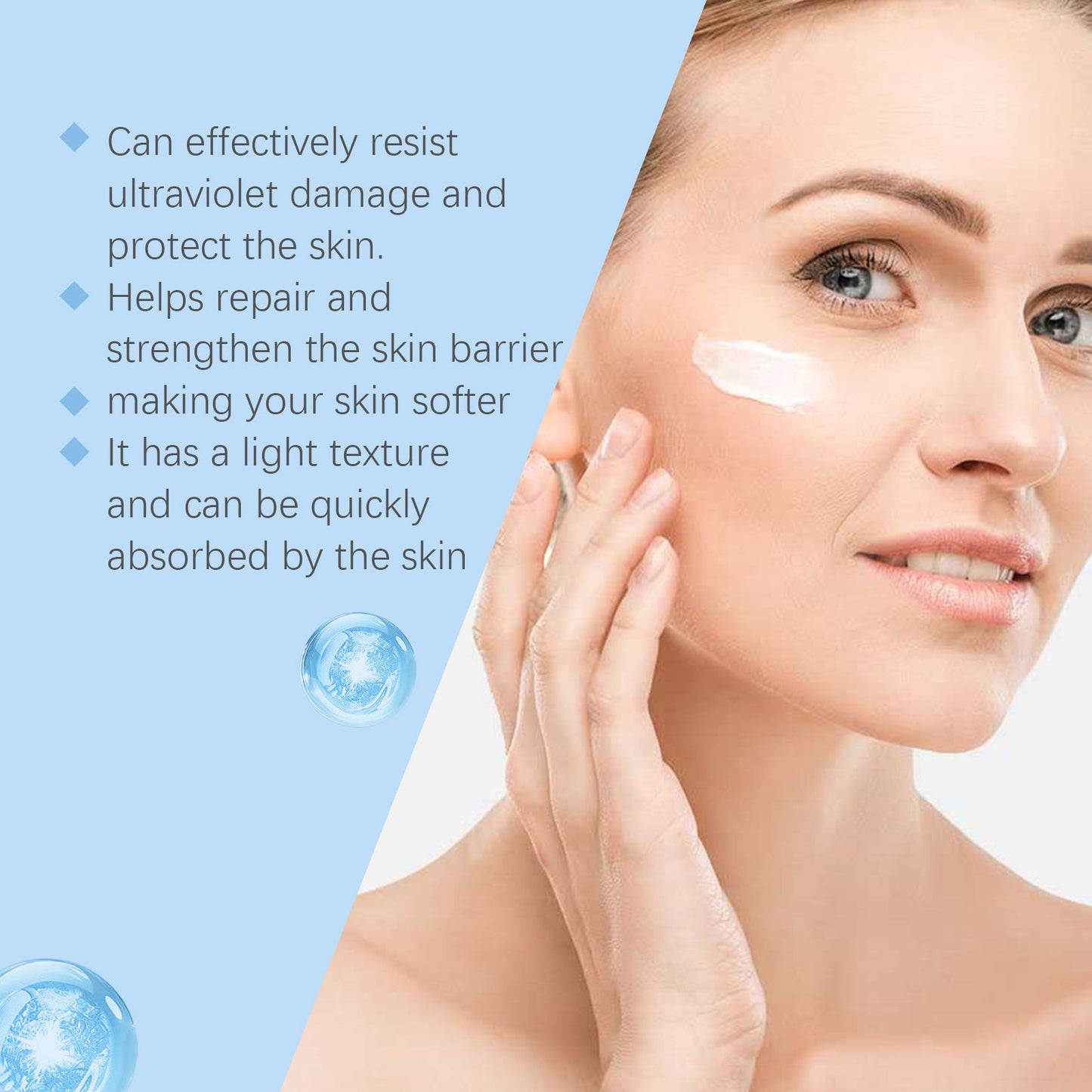 Ceramide Protective Cream, Refreshing And Moisturizing In Summer, Protects Skin, Restores Uv Isolation And Prevents Sweat