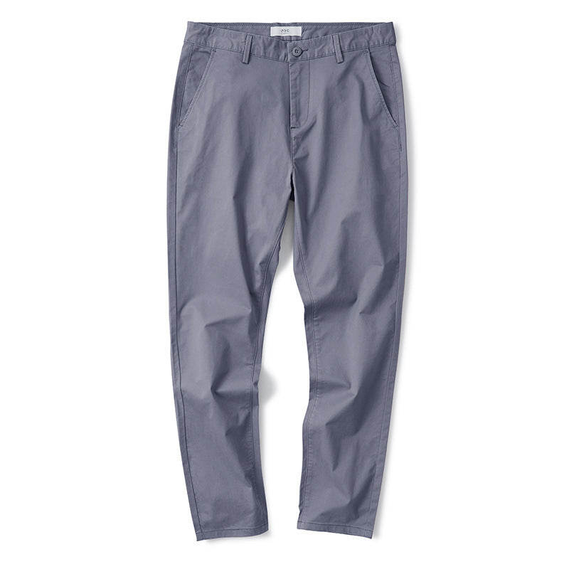 Men's Pure Cotton Casual Loose Straight Pants Summer