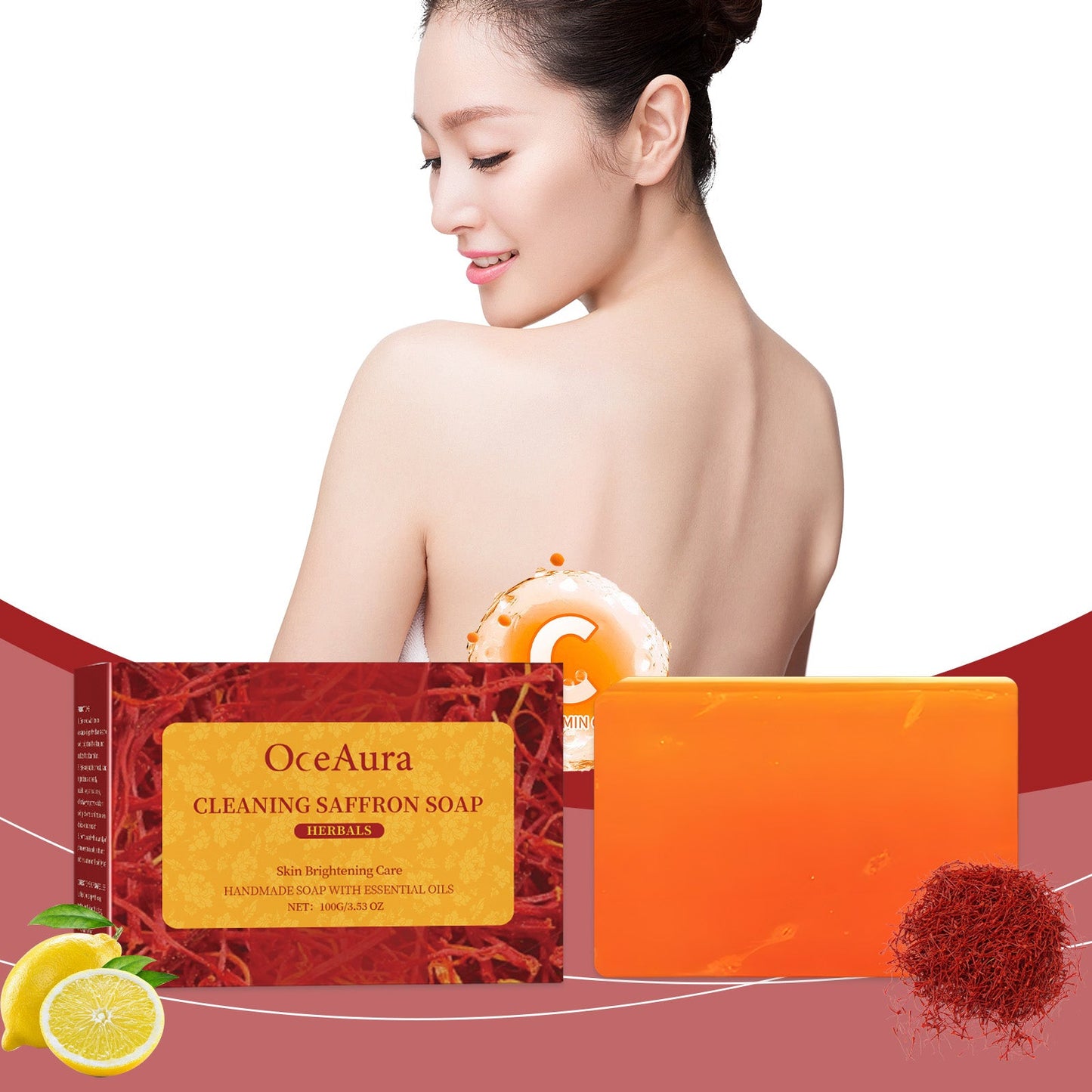 Body Cleansing Bath Soap Gently Cleanses Skin Translucent, Tender, Moisturizing And Refreshing Bath Soap