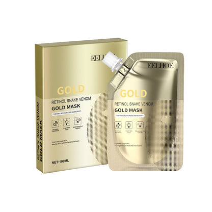 Retinol Snake Venom Gold Mask, Clear Skin, Tighten Pores, Brightening, Rejuvenating And Hydrating Mask