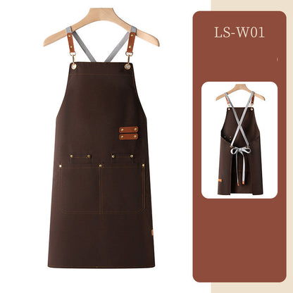 Waterproof apron customized logo printing for catering