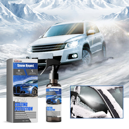 Winter Coating Snow Melt Spray, Car Windshield Fast Snow Melt Defrost Vehicle Deicing Agent