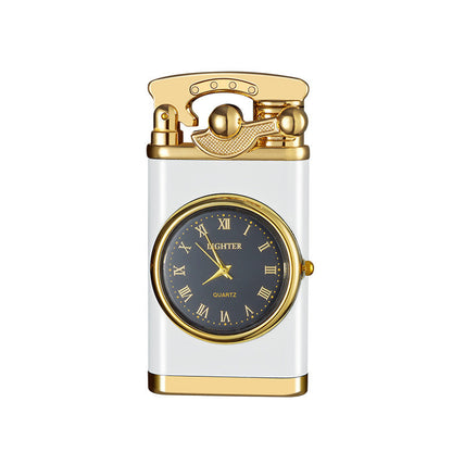 Multi functional electronic watch cigarette lighter integrated into one machine, versatile men's gift lighter