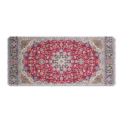 Large Persian Mouse Pad Office Carpet MousePad Natural Rubber Lockedge Anti Slip Desk Mat Laptop Office Game Accessories Pad