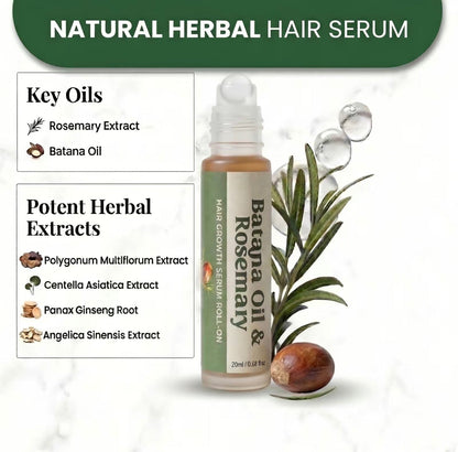 HerbalRoot Batana Serum Roll-On