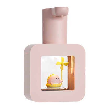 Cute Cat Rechargeable Touchless Automatic Soap Dispenser 400ml Kids foam Soap Dispenser with Night Light