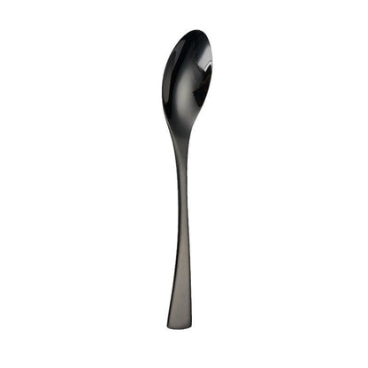 Portugal Titanium Black Stainless Steel Western Cutlery Set for Hotel and Restaurant Knife Fork Spoon Suite Factory Wholesale