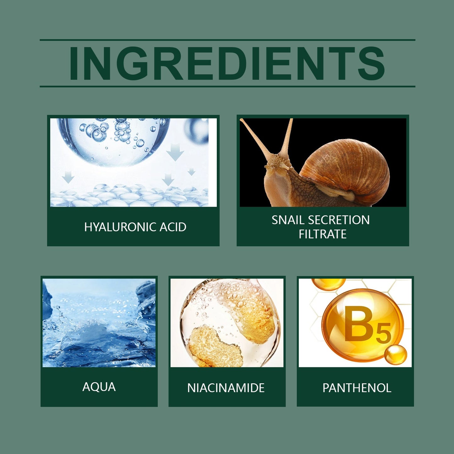 Snail Firming Serum Highly Hydrates, Removes Wrinkles And Delicate Skin Repair, Moisturizes And Rejuvenates Skin