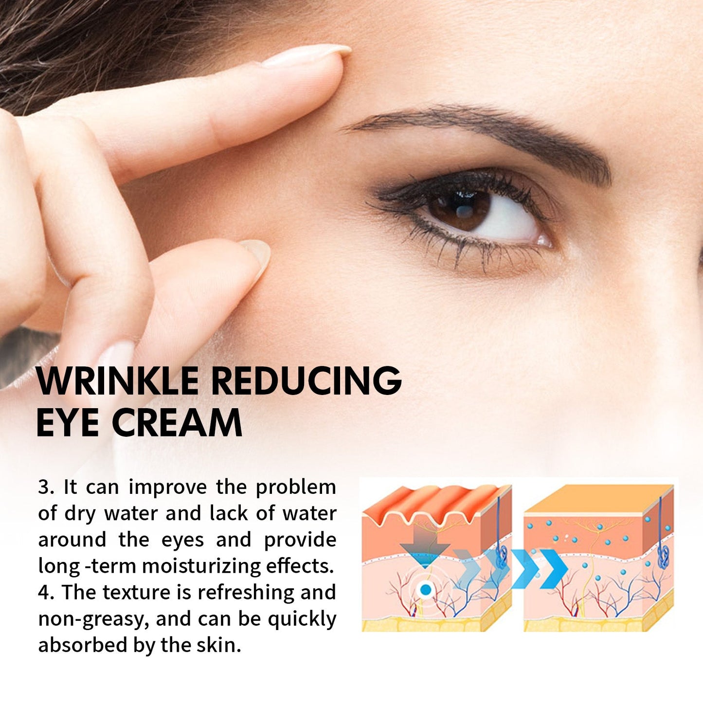 Eye Care Cream Hydrates And Tights The Skin Around The Eyes With An Even Brightening Eye Cream