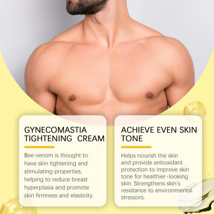 Bee Venom Chest Firming Massage Cream Men's Chest Treatment Firming Chest Massage Body Cream