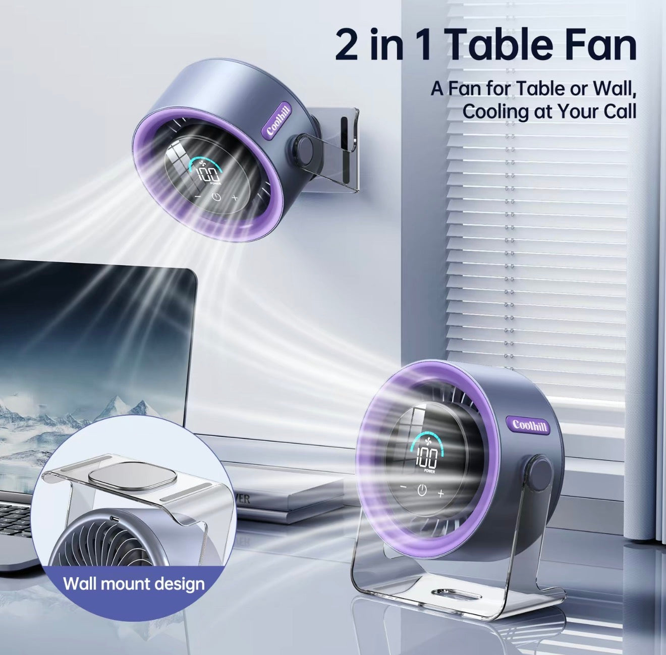 TurboCool Desk Fan