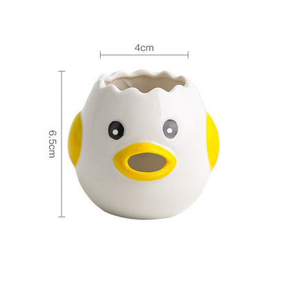 Ceramic egg white and protein separator household egg liquid and yolk filter baking tool easy to clean
