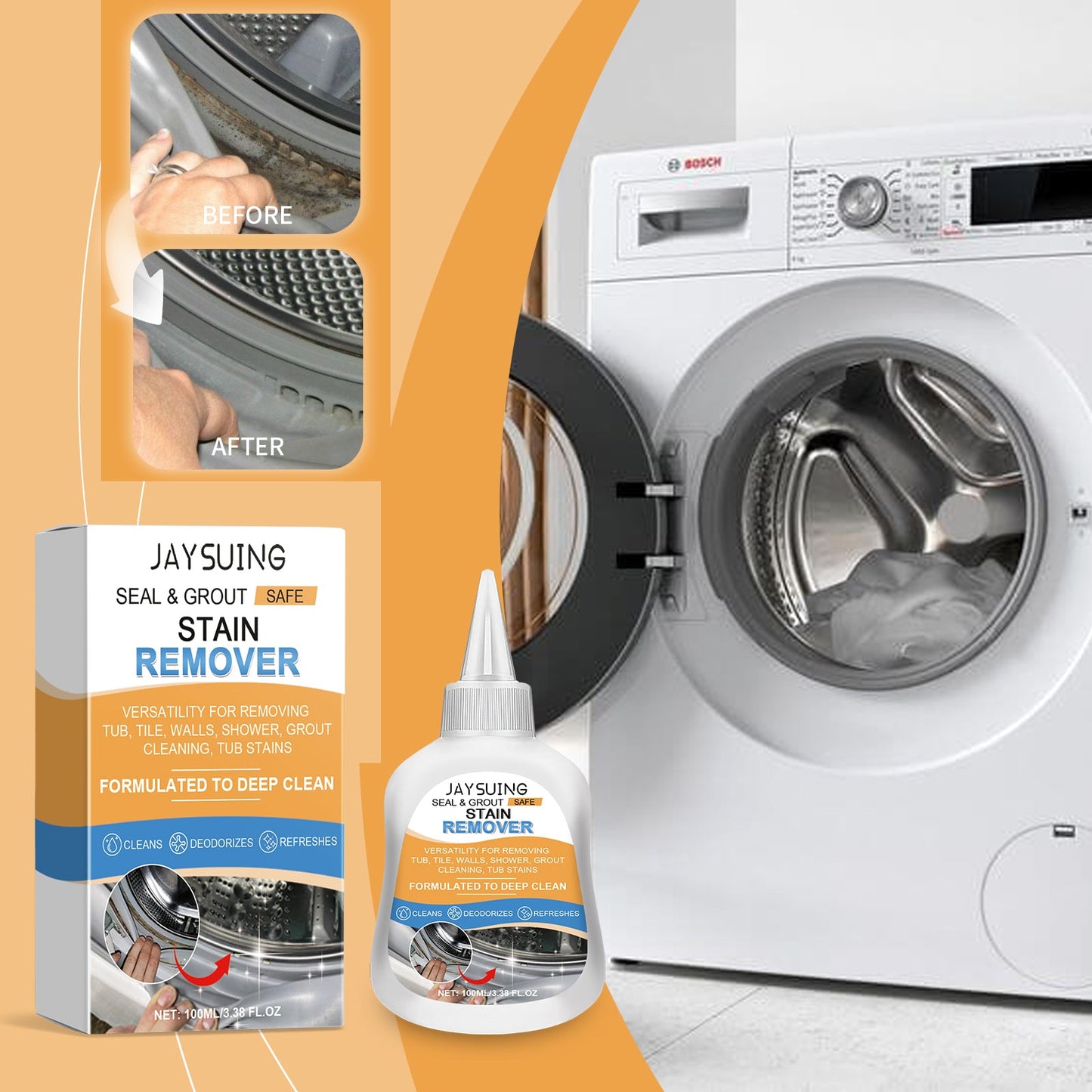 Decontamination Cleaner Roller Washing Machine Slot Bathroom Shower Stains Multi-Functional Clean Decontamination