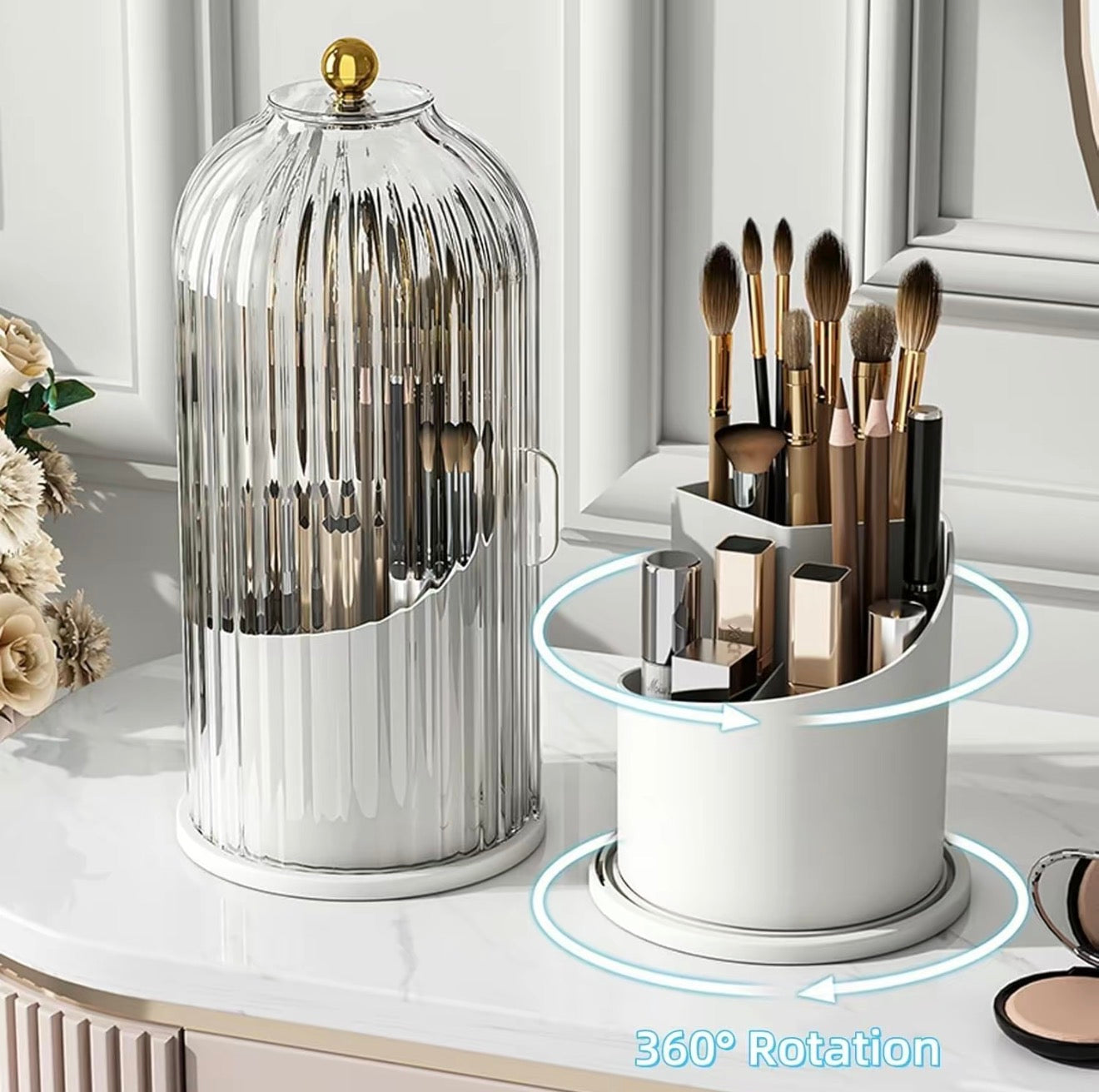 CleanSpin Toothbrush Holder