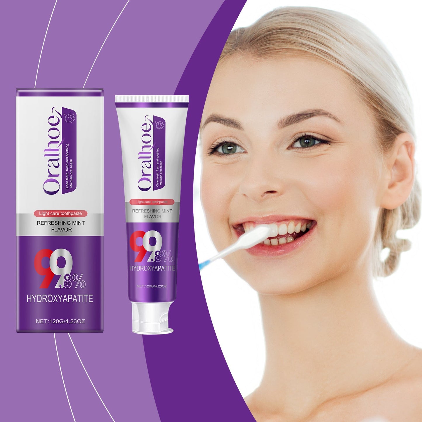 Yellow Removing Toothpaste Mild Ingredients Yellow Stain Removing Tooth Protection Enamel Cleaning Care Toothpaste
